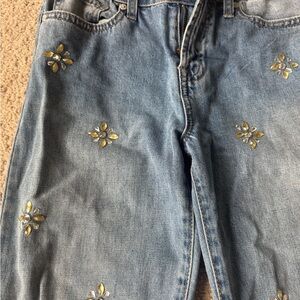 Rewash Denim Jeans with Gold Accents